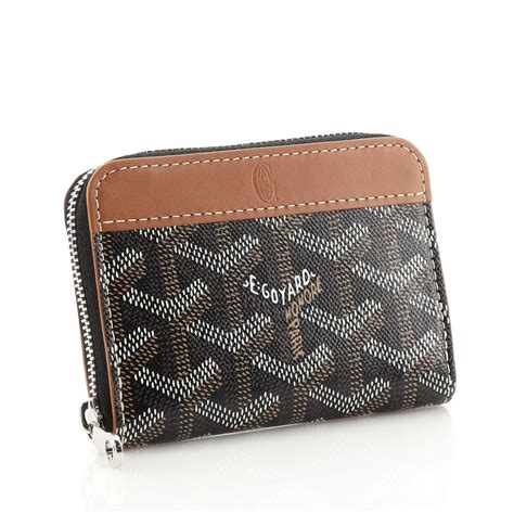 goyard zipper short wallet